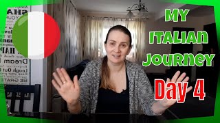 "Italian from zero in 90 days" challenge. My learning journey. Day 4