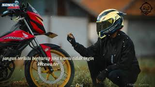 Utamakan sarapan bukan harapan gan 😂Story' whatsaap Honda Sonic part 11