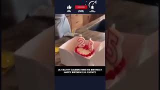 Lil Yachty celebrating his birthday. Happy Birthday Lil Yachty