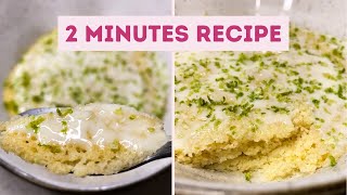 Sugar and Gluten Free Lime Mug Cake in the Microwave | Recipe