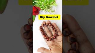 Diy Wooden Beads Bracelet #shorts #howtomakebracelets #diybracelets #handmadebracelets #bracelet#diy