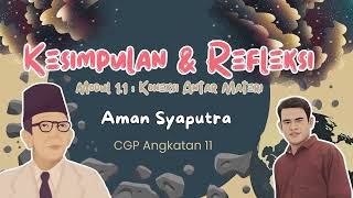 TUGAS CGP MODUL 1.1 II KESIMPULAN & REFLEKSI - KONEKSI ANTAR MATERI