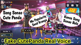 Fake Cute Panda Real Voice 🤑 || Funny Gameplay Gone Viral || Pubg Mobile