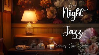 Elegant Slow Midnight Jazz Music with Rain Sounds for Deep Sleep, Relax, Stress Relief...