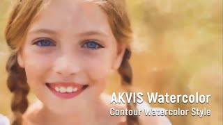 Контурная акварель в AKVIS Watercolor 7.0 - Урок