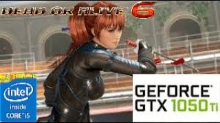 Dead or Alive 6: GTX 1050 TI 4GB I5 4460