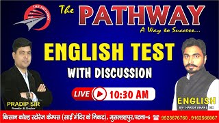 ENGLISH TEST WITH DISCUSSION || FOR- SSC CGL 2022 || DAY- 8 || BY: HARSH ANAND SIR