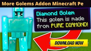 More Golems Addon For Minecraft Pe | More Golems Mod For Minecraft Pe | In Hindi | 2021