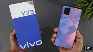 Vivo Y73 unboxing stylish ultra slim phone 74 MP camera front camera 16 megapixel #shorts