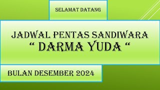 🔴 Sandiwara Darma Yuda - Bulan Desember 2024 - Kumpulan Jadwal sandiwara - LIVE STREAMING KJPS