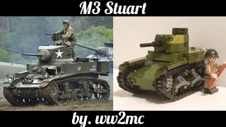 Обзор на M3 Stuart из Лего/ M3 stuart from lego