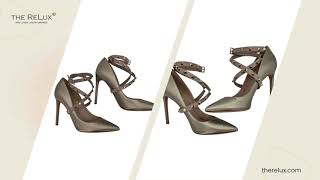 Valentino Garavani Pebbled Calfskin Rockstud 105mm Pumps - Sz. 40 | The Relux