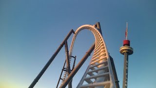 Maxx Force POV Insane S&S Air Launch Coaster, Six Flags Great America, Gurnee Illinois