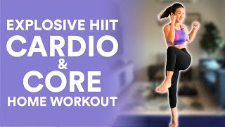 Explosive Cardio & Core at Home  (No Equipment) | Joanna Soh