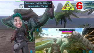 Tame Triceratops And Parasaur Ark survival evolved mobile