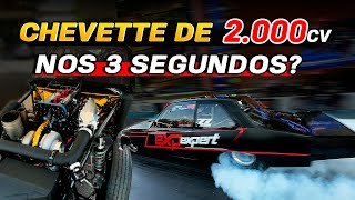 Chevette ou Foguete? Motor BILLET compound turbo e mais de 2.000cv!