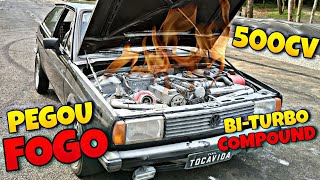 PEGOU FOGO NO GOL BI-TURBO COMPOUND FLUXO CRUZADO| TOCAVIDA