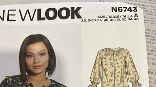 New Look N6743 part 2 shirt B tutorial sew along