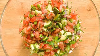 Tomato Cucumber Salad - Italian Recipe