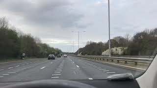 Joining the M25 to Stevenage from Mill Hill London