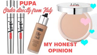 DIRECTLY FROM ITALY Unpacking Pupa Milano Online Order Review Unboxing & First Impressions