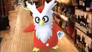 Catching Delibird With AR Plus In Pokemon Go!