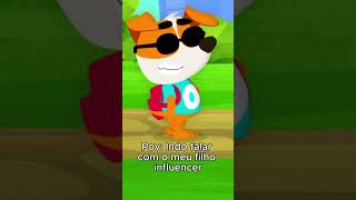 Desafio do Pai: Falar com o Filho Influencer Sem Interrupções! 📱😂#infantil #aprenderbrincando