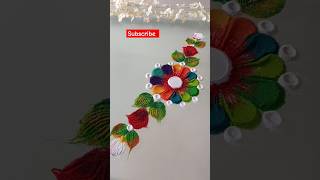 Rose rangoli designs #shorts #shortviral #shortfeed #rangoli