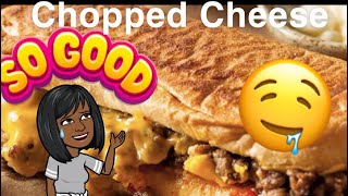 Super easy chopped cheese