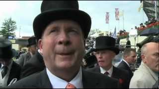 Gary Wilkie owner of Black Caviar talking after the exciting Royal Ascot win