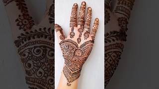 Karva chauth mehndi design || easy mehndi design #shortvideo