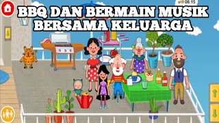 Pepi House/Parodi Di Rumah Elif/BBQ Dan Bermain Musik Bersama Keluarga