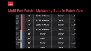 Multi Part Patch -  Lightening Bolt in Patch View