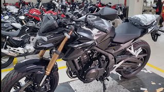 NOVA CB 500F 2023 CINZA FOSCO l LANÇAMENTO HONDA