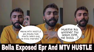 Bella full instagram Live exposed epr Mtv Hustle 2.0 and talking about his journey