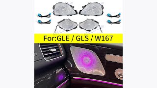 Review LED Midrange Speaker Cover for Mercedes Benz GLE GLS 2024