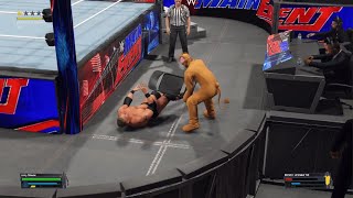 WWE 2K23 Jerry Mouse vs. Brock Lesnar '03