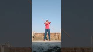 how to learn Lathi part 9/ bo staff tricks tutorial/ basic bo staff moves/लाठी चलाने का आसान तरीका