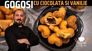 Delicii dulci: Gogoși pufoase cu ciocolată și vanilie!