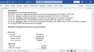 Donor's tax | Part 2