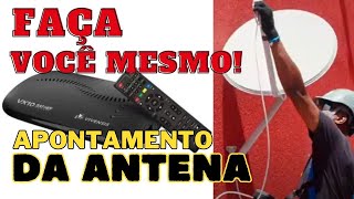 Dicas de Apontamento com Vivensis VX10 para a Nova Parabólica do D2 e B1 | Achar Sinal da Sky Claro