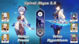 Spiral 3.8 Ganyu Freeze & Yelan Hyperbloom | Genshin Impact