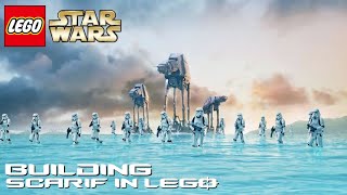 Building Scarif In LEGO: Water Details | MOC Build Stream #6