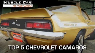 Top 5 Chevrolet Camaros:  Muscle Car Of The Week Video Episode 230 V8TV