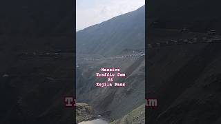 😱Zojila Pass Traffic Jam🚗🏍 #shorts #ytshorts #travel #ladakh #travelengersharma #funny