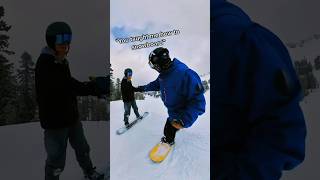 He learned to Snowboard from the videos! 🤯