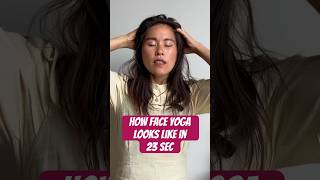 Massaging ur #face is the new yoga, this is how #faceyoga looks 🧏🏻‍♀️