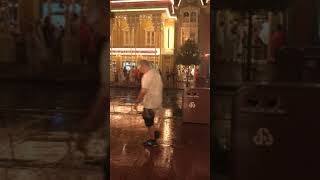 USA. heavy rain magic kingdom