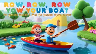 "🎶 Join the Fun! Row Row Row Your Boat & Epic Nursery Rhymes Adventure for Kids! 🌟"