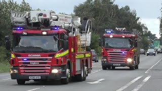 Norfolk Fire & Rescue Service - Great Yarmouth ALP & RP Responding